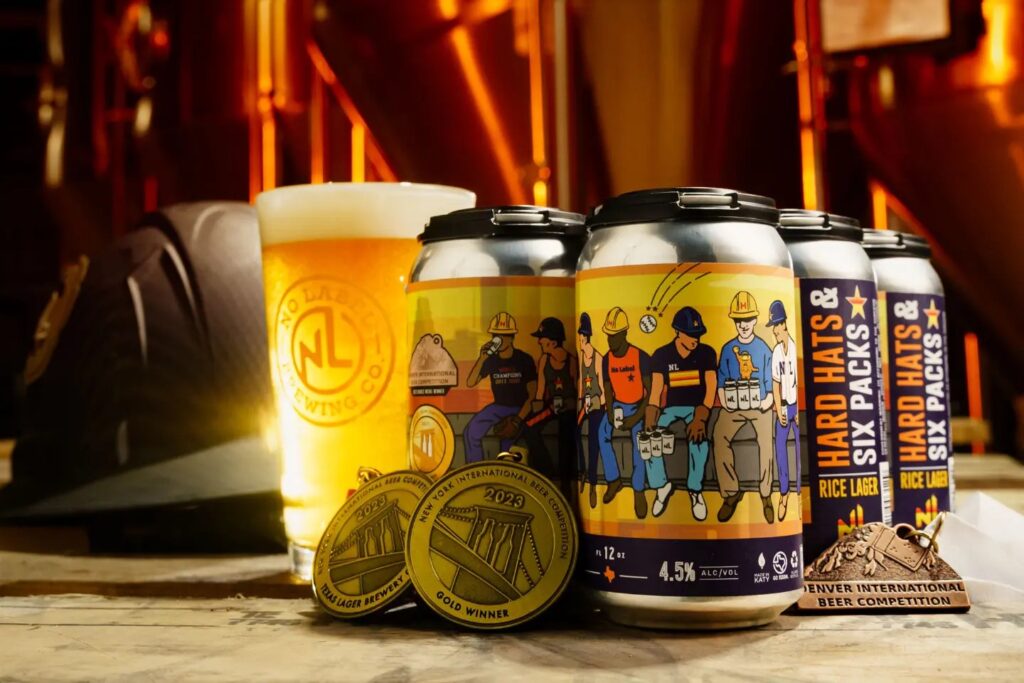 Hard Hats & Six Packs by No Label Brewing